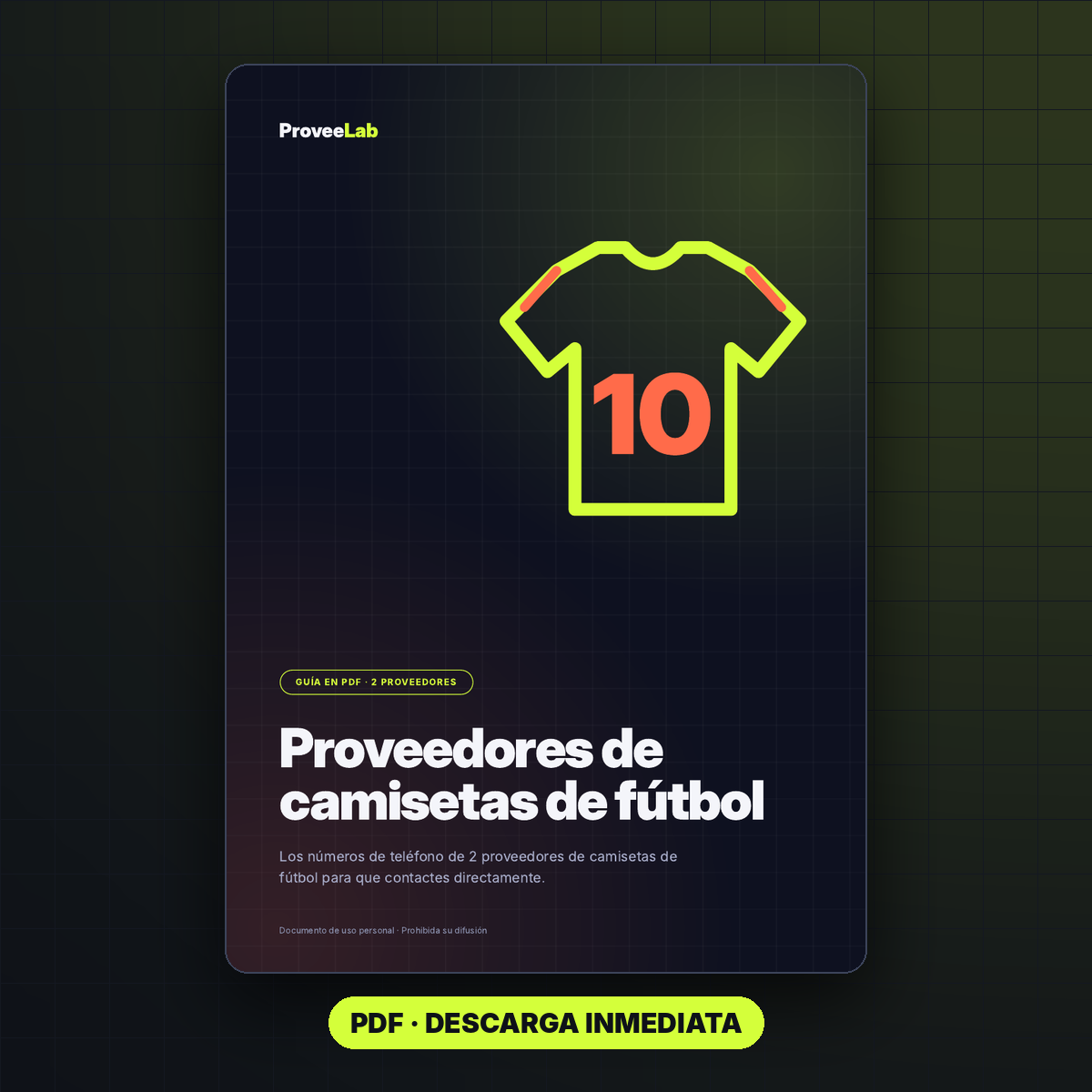 Proveedores de fútbol