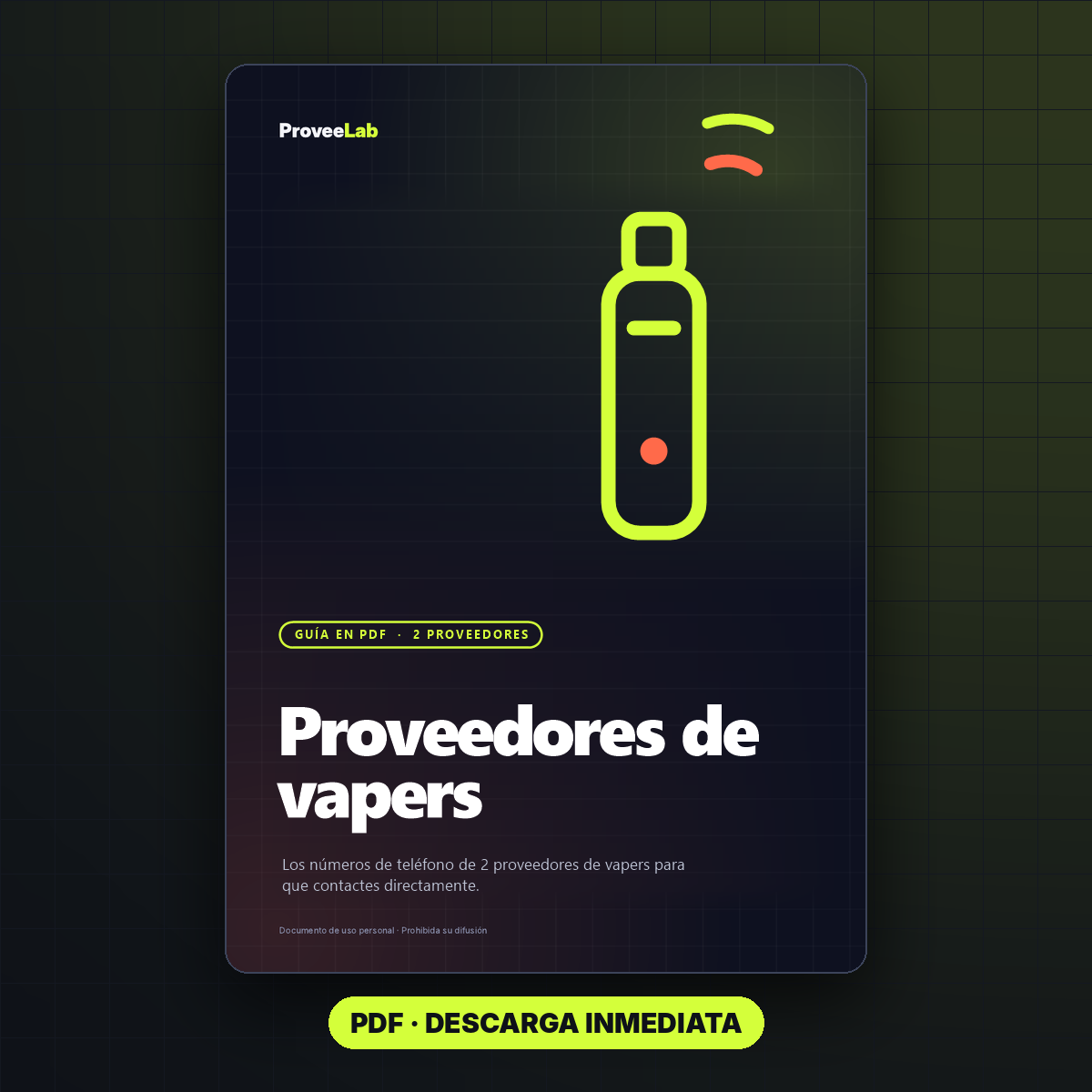 Proveedores de vapers