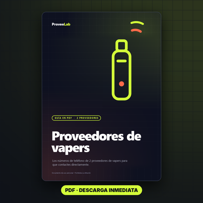 Proveedores de vapers